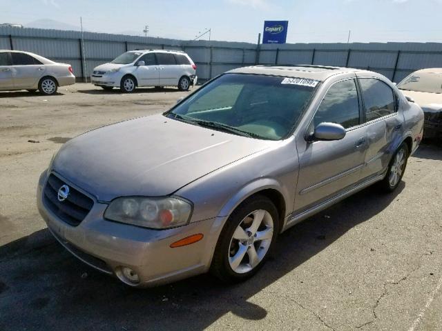 JN1DA31DX2T400072 - 2002 NISSAN MAXIMA GLE BEIGE photo 2