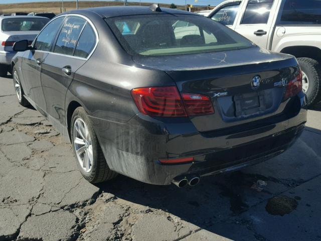 WBA5A7C58FD623206 - 2015 BMW 528 XI BROWN photo 3