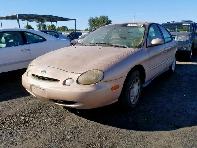 1FALP52U5VG302281 - 1997 FORD TAURUS GL GOLD photo 2