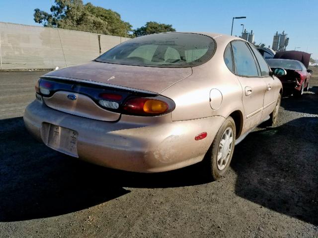 1FALP52U5VG302281 - 1997 FORD TAURUS GL GOLD photo 4