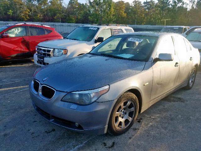 WBANA53584B850781 - 2004 BMW 525 I GRAY photo 2