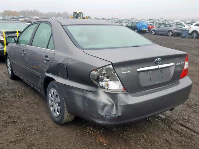 4T1BE30K33U705526 - 2003 TOYOTA CAMRY LE GRAY photo 3