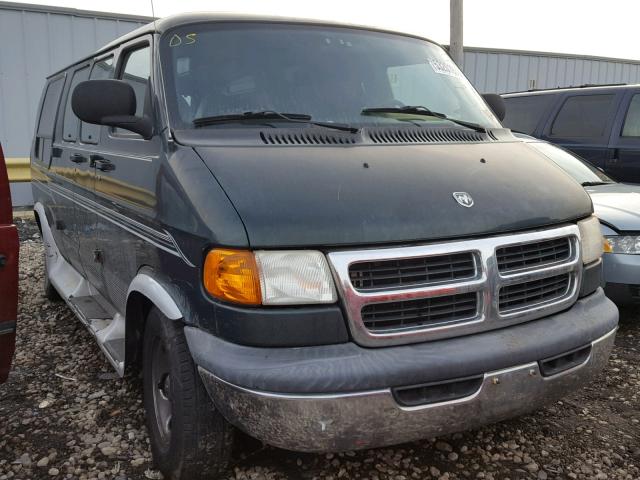 2D6WB11Y03K519240 - 2003 DODGE RAM VAN B1 GREEN photo 1