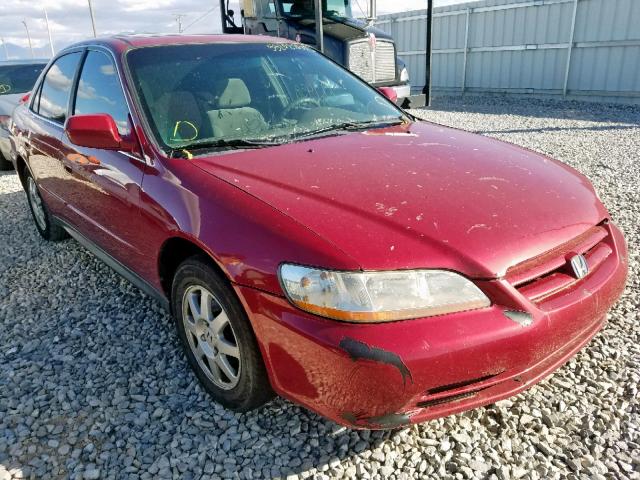 JHMCG56762C001177 - 2002 HONDA ACCORD SE RED photo 1