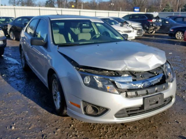 3FAHP0GA0CR215532 - 2012 FORD FUSION S SILVER photo 1