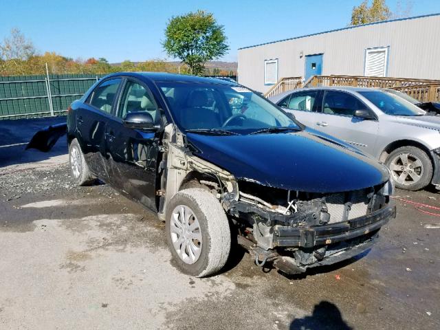 KNAFU4A28C5475907 - 2012 KIA FORTE EX BLACK photo 1