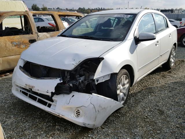 3N1AB6AP0BL711798 - 2011 NISSAN SENTRA 2.0 WHITE photo 2