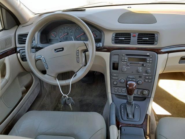 YV1TS94D5Y1083854 - 2000 VOLVO S80 BEIGE photo 9