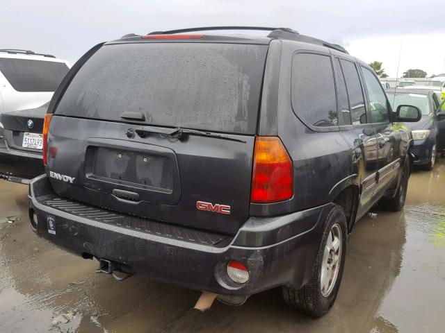 1GKDT13S042235024 - 2004 GMC ENVOY CHARCOAL photo 4