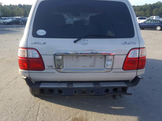 JTJHT00W643546981 - 2004 LEXUS LX 470 CREAM photo 9