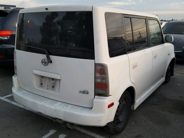 JTLKT334964085331 - 2006 TOYOTA SCION XB Ақ фото 4