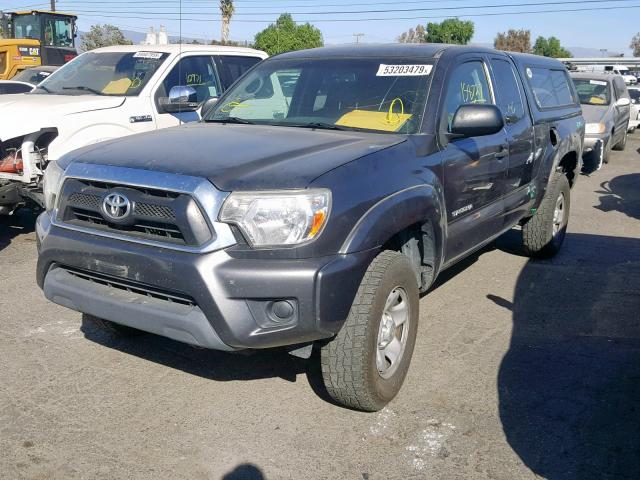 5TFTX4GN5DX015091 - 2013 TOYOTA TACOMA PRE GRAY photo 2