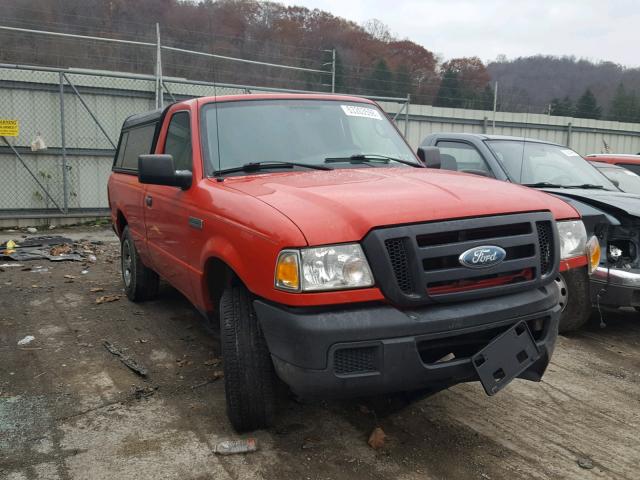 1FTYR10D47PA31819 - 2007 FORD RANGER RED photo 1