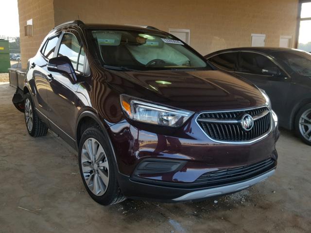 KL4CJASB2HB113831 - 2017 BUICK ENCORE PRE PURPLE photo 1