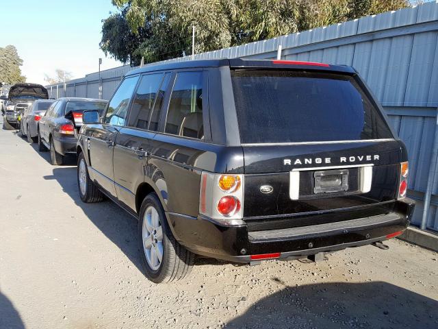 SALME11484A171484 - 2004 LAND ROVER RANGE ROVE BLACK photo 3