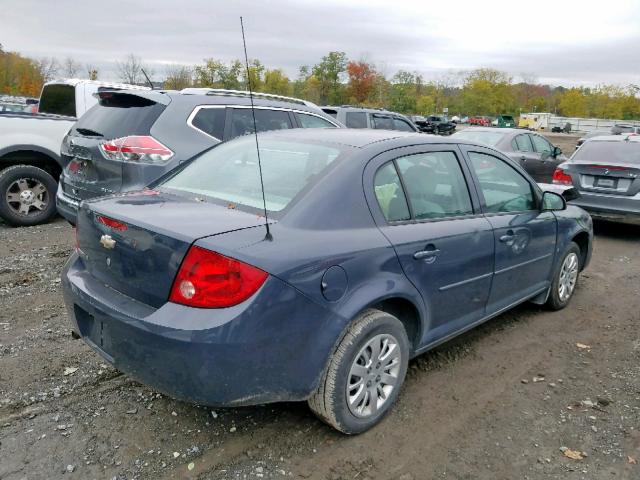 1G1AT58H797294707 - 2009 CHEVROLET COBALT LT CHARCOAL photo 4