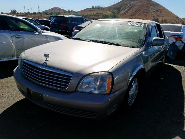 1G6KD54Y54U111851 - 2004 CADILLAC DEVILLE BEIGE photo 2