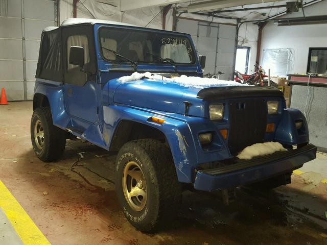 1J4FY69S1PP218857 - 1993 JEEP WRANGLER / BLUE photo 1