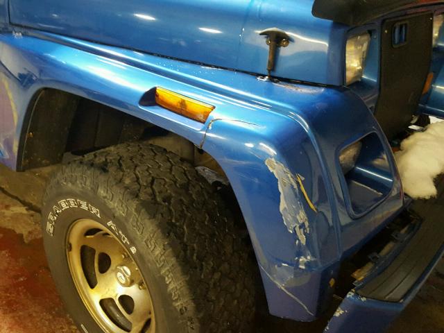 1J4FY69S1PP218857 - 1993 JEEP WRANGLER / BLUE photo 10