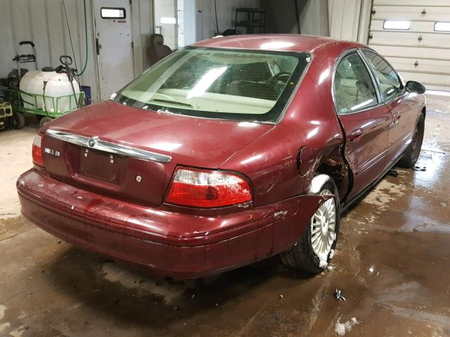 1MEFM50U65A629566 - 2005 MERCURY SABLE GS MAROON photo 4