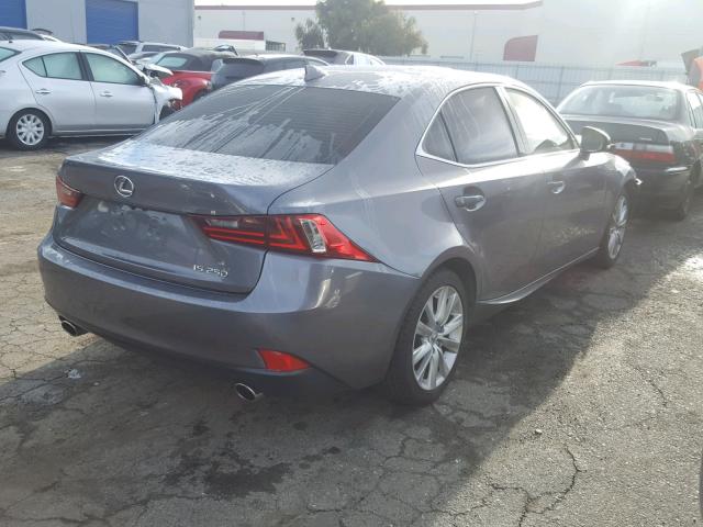 JTHBF1D23F5057103 - 2015 LEXUS IS 250 GRAY photo 4