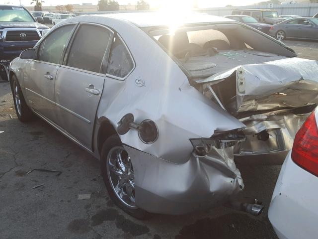 2G1WD58C089128520 - 2008 CHEVROLET IMPALA SUP 银色 照片 3