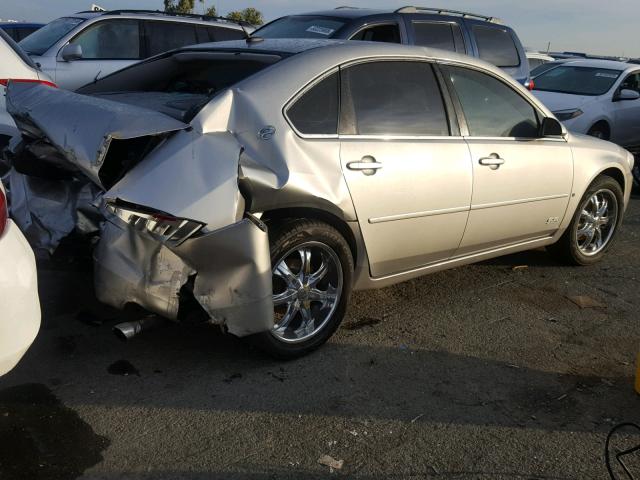 2G1WD58C089128520 - 2008 CHEVROLET IMPALA SUP 银色 照片 4