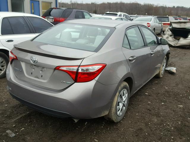 2T1BPRHE8EC017697 - 2014 TOYOTA COROLLA EC 棕色 照片 4