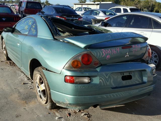 4A3AC44GX4E042272 - 2004 MITSUBISHI ECLIPSE GS BLUE photo 3