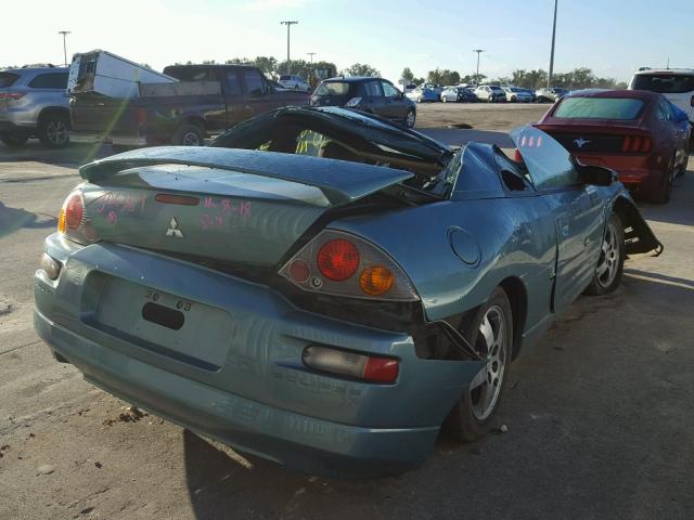 4A3AC44GX4E042272 - 2004 MITSUBISHI ECLIPSE GS BLUE photo 4