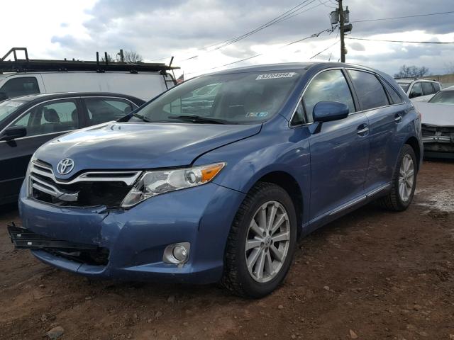 4T3ZA3BB3AU031275 - 2010 TOYOTA VENZA BASE BLUE photo 2