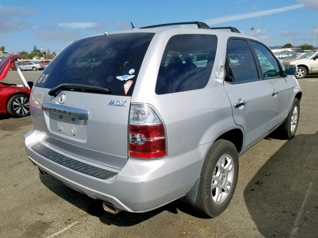 2HNYD18885H536876 - 2005 ACURA MDX TOURIN SILVER photo 4