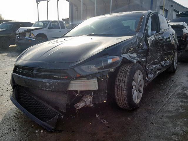 1C3CDFBB4ED767390 - 2014 DODGE DART SXT BLACK photo 2