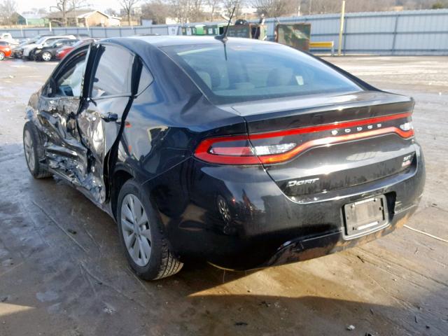 1C3CDFBB4ED767390 - 2014 DODGE DART SXT BLACK photo 3