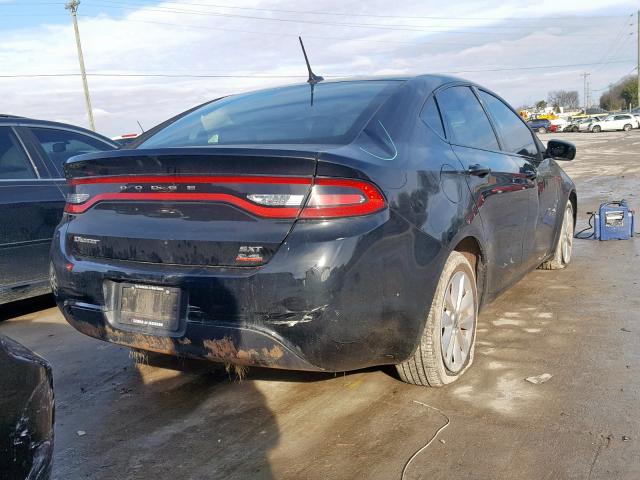 1C3CDFBB4ED767390 - 2014 DODGE DART SXT BLACK photo 4