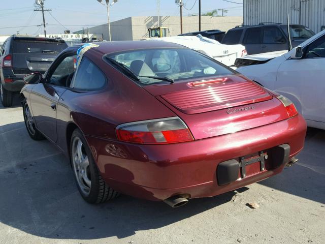 WP0AA2992XS625237 - 1999 PORSCHE 911 CARRER RED photo 3