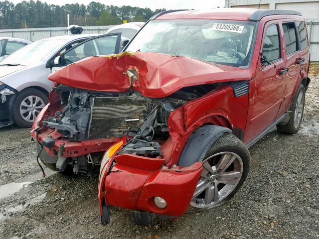 1D4PT4GX9BW561610 - 2011 DODGE NITRO HEAT RED photo 2