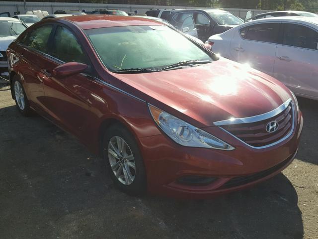 5NPEB4AC7BH181295 - 2011 HYUNDAI SONATA GLS RED photo 1