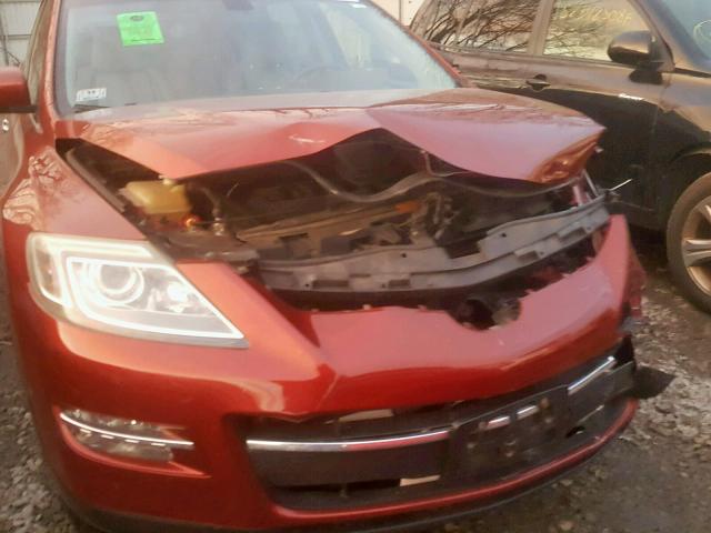 JM3TB38V980157523 - 2008 MAZDA CX-9 RED photo 9