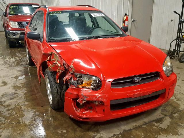 JF1GG65504H816270 - 2004 SUBARU IMPREZA TS RED photo 1