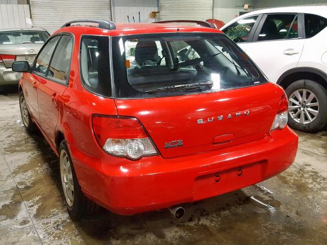 JF1GG65504H816270 - 2004 SUBARU IMPREZA TS RED photo 3