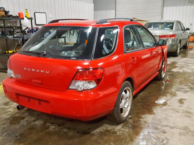 JF1GG65504H816270 - 2004 SUBARU IMPREZA TS RED photo 5