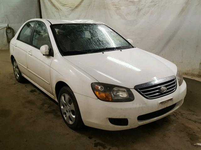 KNAFE222995661352 - 2009 KIA SPECTRA EX WHITE photo 1