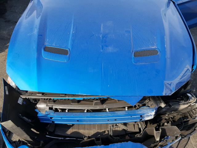 1FA6P8CF2K5113092 - 2019 FORD MUSTANG GT BLUE photo 7