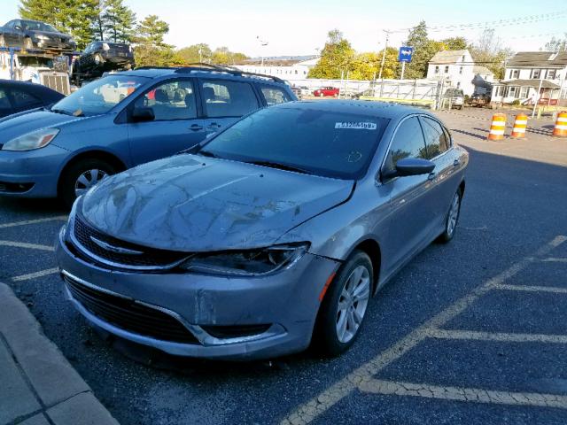 1C3CCCAB4FN637530 - 2015 CHRYSLER 200 LIMITE SILVER photo 2