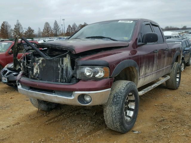 3D7KU28673G727918 - 2003 DODGE RAM 2500 S იასამნისფერი ფოტო 2