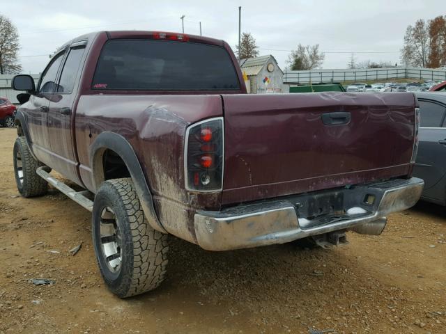 3D7KU28673G727918 - 2003 DODGE RAM 2500 S იასამნისფერი ფოტო 3