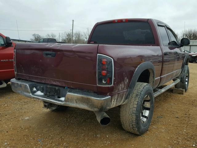 3D7KU28673G727918 - 2003 DODGE RAM 2500 S იასამნისფერი ფოტო 4