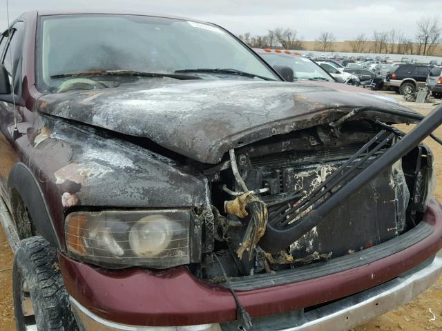 3D7KU28673G727918 - 2003 DODGE RAM 2500 S იასამნისფერი ფოტო 9