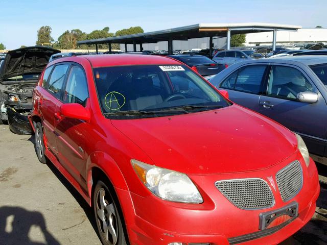 5Y2SL65856Z415806 - 2006 PONTIAC VIBE RED photo 1